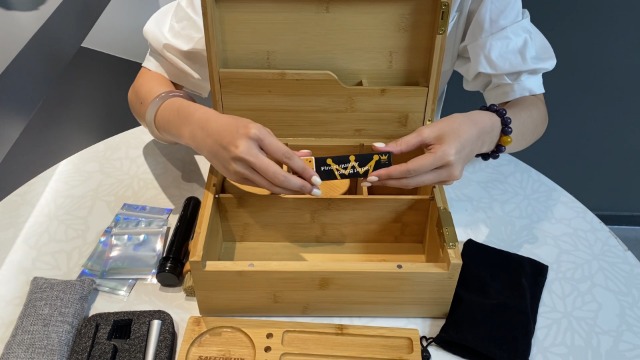 Amazon.com: SafeDelux Large Bamboo Box with Combination Lock
