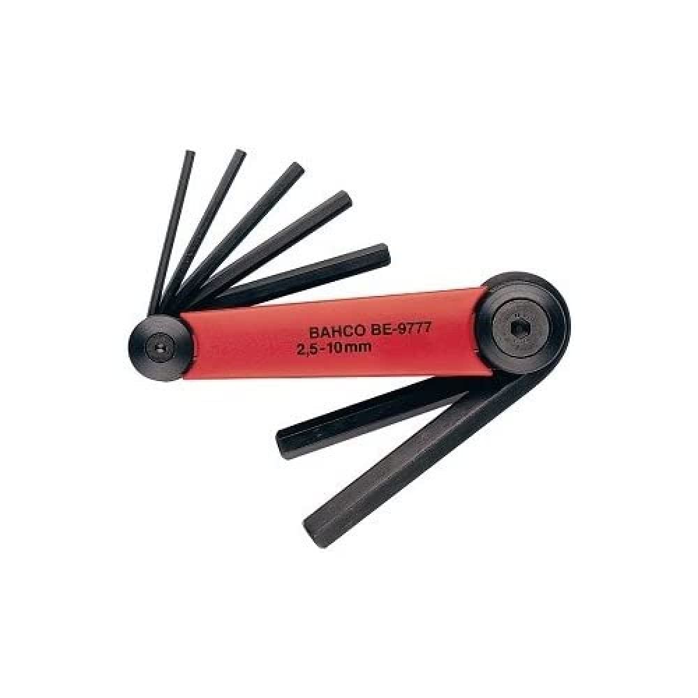 Bahco Red/Black Be-9776 Hexagon Offset Screwdriver Set,