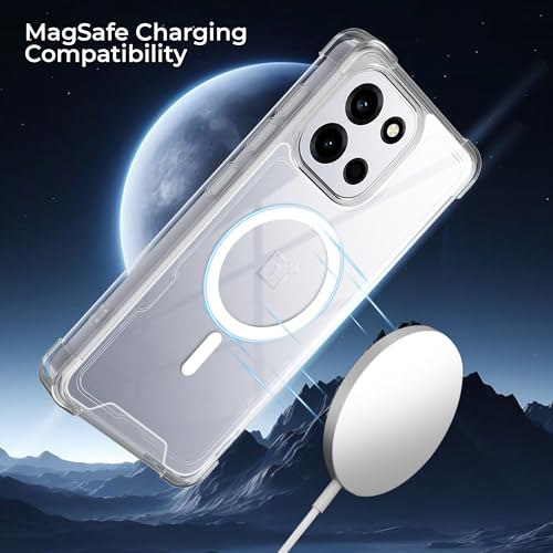 Image of A rtistque Clear Back Cover Case for OnePlus Nord 6 / CE 6 5G | Compatible with Mag-Safe | Premium Cover | Shockproof TPU Bumper | Slim Protective Design | OnePlus Nord 6 Back Cover - Transparent