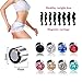 8 Pairs Magnetic Acupressure Slimming Earrings Non Piercing Acupressure Earrings for Weight Loss Crystal Magnetic Lymph Detox Earrings Fake Stud Earrings Set Unisex