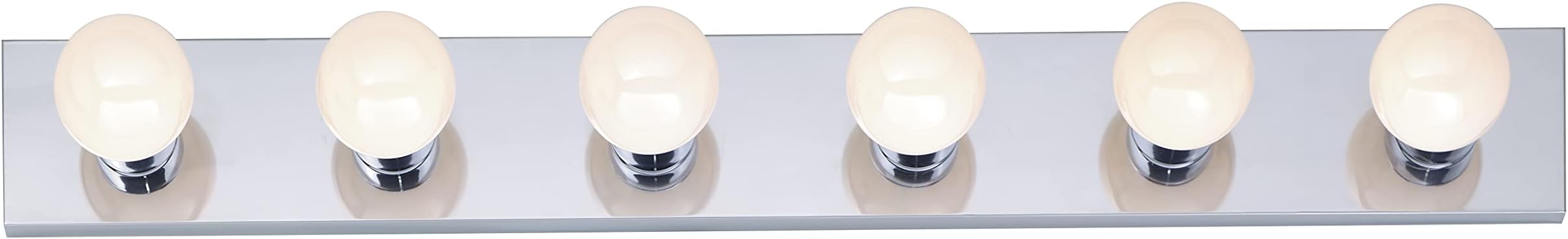 Lighting SF77/194 Transitional Six Light Vanity in Chrome finish