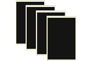 4 Pieces Premium Black Laser Engraving Paper