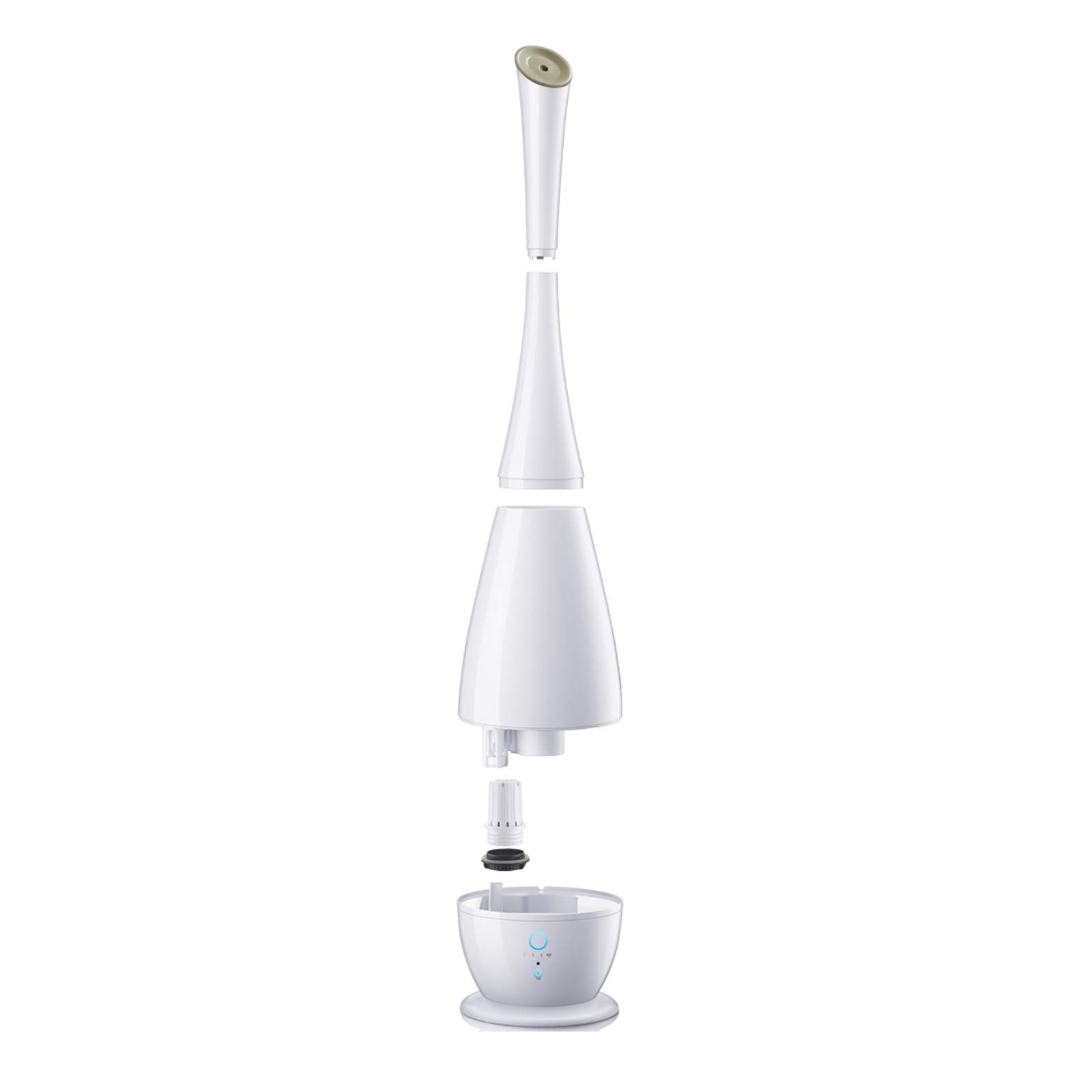 Umidificatore Domestico Silenzioso a umidità costante, di Grande capacità (5 Litri), con spegnimento Automatico in Caso di Mancanza d'Acqua.,