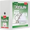 Cardinal® XtraLife ClearVue Nonstick Locking Slant D-Ring Binder, 6 Rings, 55% Recycled, White