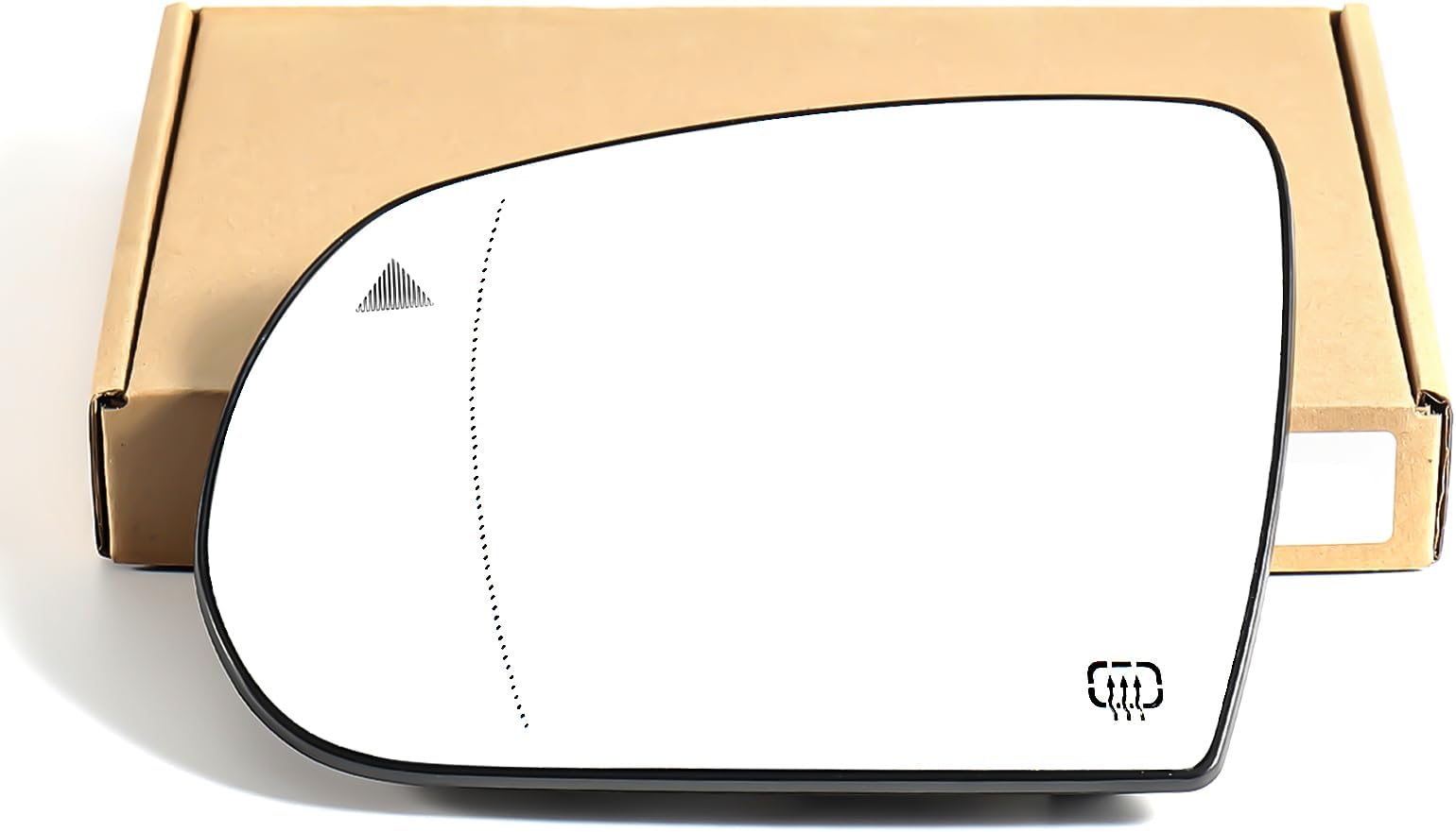 Driver Side Mirror Replacement for Jeep Compass 2017-2022 Cherokee 2014-2019 with BSD Heated Driver Side Mirror Glass w/o Auto-Dimming