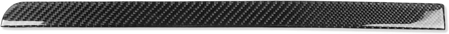 Luxury Carbon Fiber Fit for Chevrolet/Chevy Blazer 2019-2025 2020 2021 2022 2023 2024 Accessories Car Co-Pilot Storage Box Upper Trim Strip Cover Interior Trim Sticker Decal Black