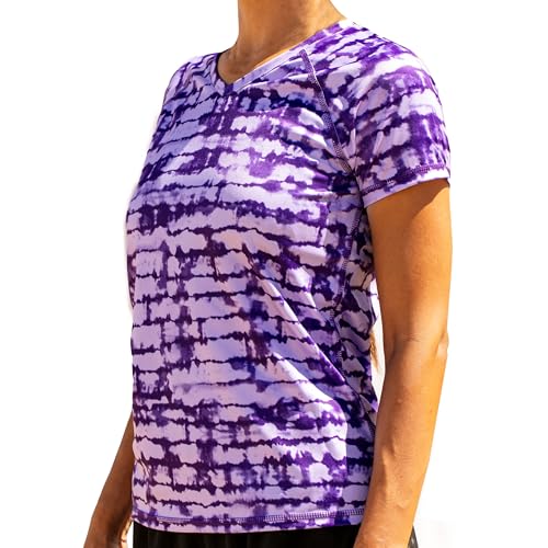 Maillot de Bain Kanu Surf Évite les Coups de Soleil Manches Courtes XXL Violet