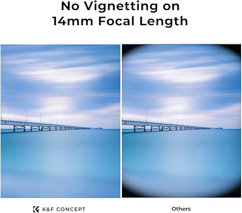 Miniatura 7 de K&F Concept Filtro de lente ND1000 de 2.835in (filtro de densidad neutra fija de 10 paradas), filtro de lente ND, resistente al agua, superdelgado,