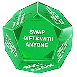 Santa Swap Gift Exchange Dice, Xmas Stocking Stuffers 2025, Exchange Game, 12 Sided Dice for Holiday Parties, Family Gatherings & Office Events with Themed Gameplay Actions