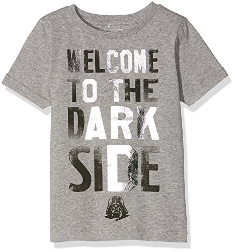 NAME IT NITSTARWARS STORM SS TOP NMT WDI, Camiseta Niños, Gris (Grey Melange), 116
