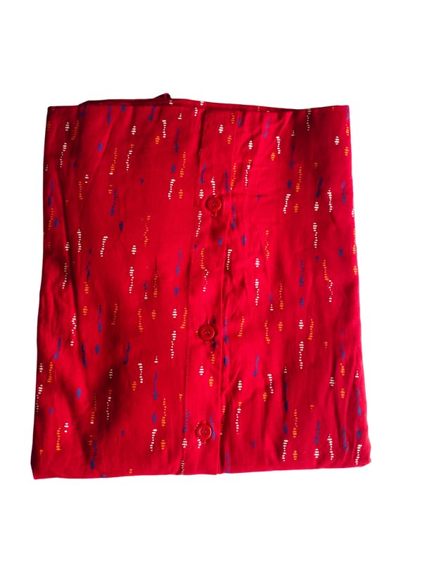 Image of MENMAII Women's [Free Size] Full Open /Front Buttoned [a Kind of Adaptive Clothing] Multipurpose Nighty for Maternity /Pregnancy /Elderly /Patient /Feeding /Hospital Purpose Nighty