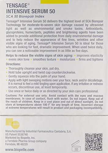 Biopelle Tensage Intensive Growth Factor Repair Serum 50, 0.05 Fl Oz (Pack Of 10) #TOP1