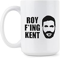 Vista 3 de LIBBY'S BENCHMARK27 DESIGNS Roy Kent Taza de café moderna de porcelana de 11 onzas