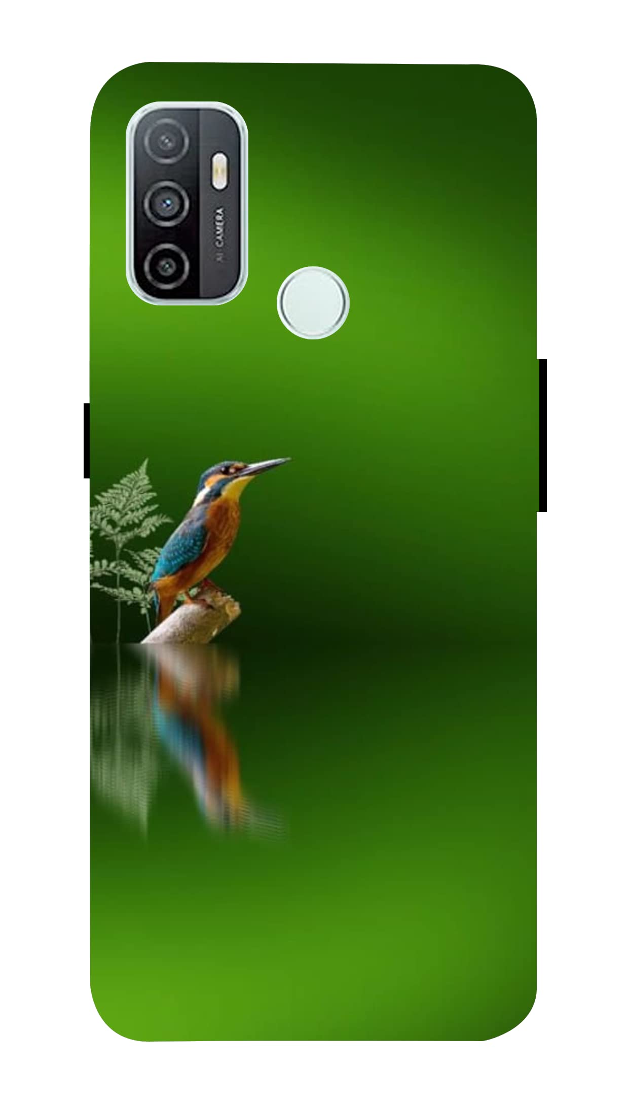 Designer Back Case Cover for Oppo A33 | Alcedo Atthis Ebird |