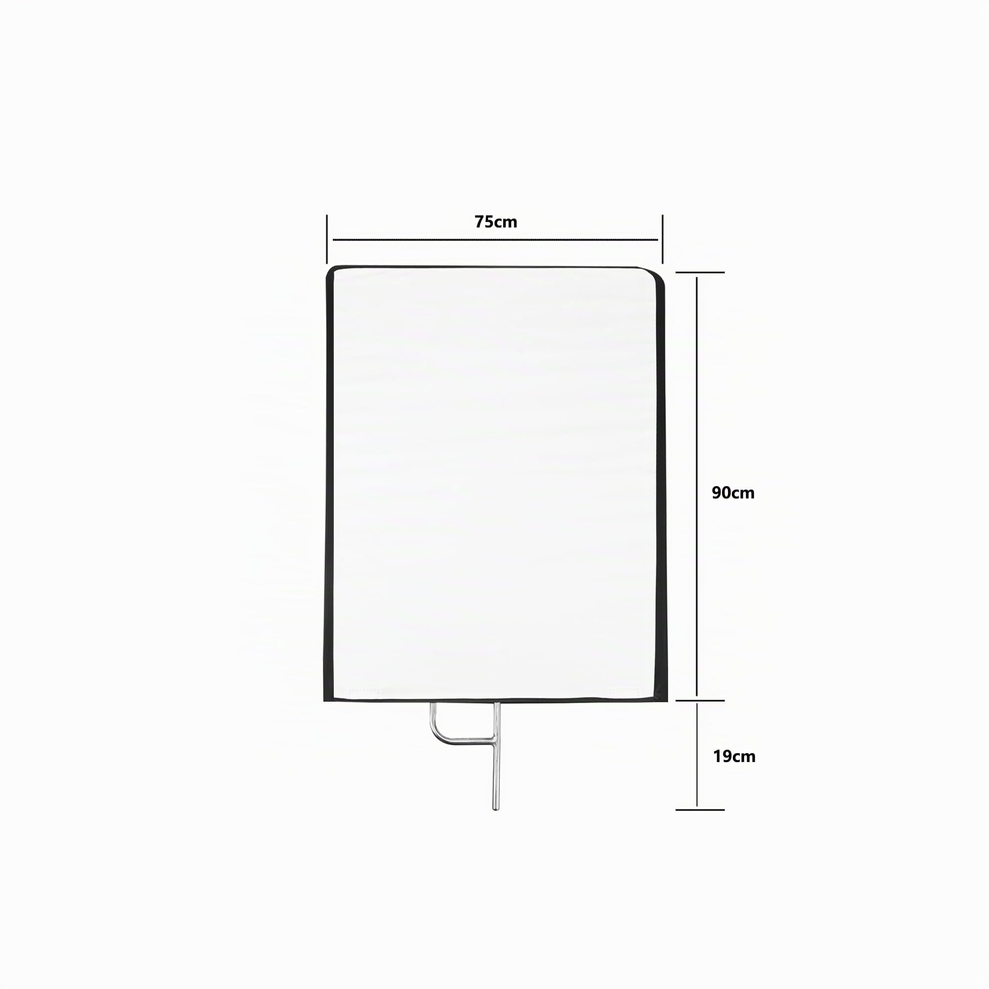 Kit de Bandera reflectora de luz para fotografía,75 x 90 cm, difusor 4 en 1 Dorado/Plateado/Negro/Blanco y difusor translúcido, Marco de Acero Inoxidable Plegable