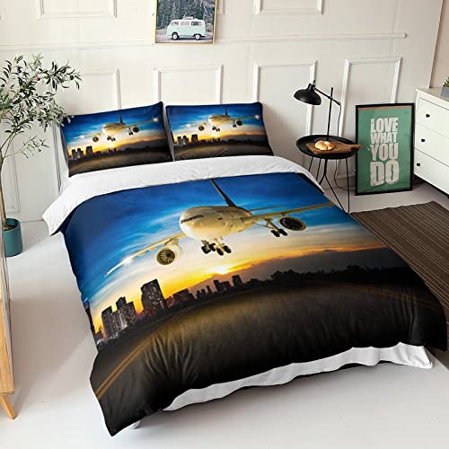 Housse de couette respirante 3D aéronefs en microfibre confortable - 7