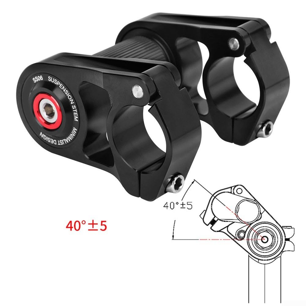 Potence Vélo Pliable 25.4mm pour amortisseur Double Potence Vélo