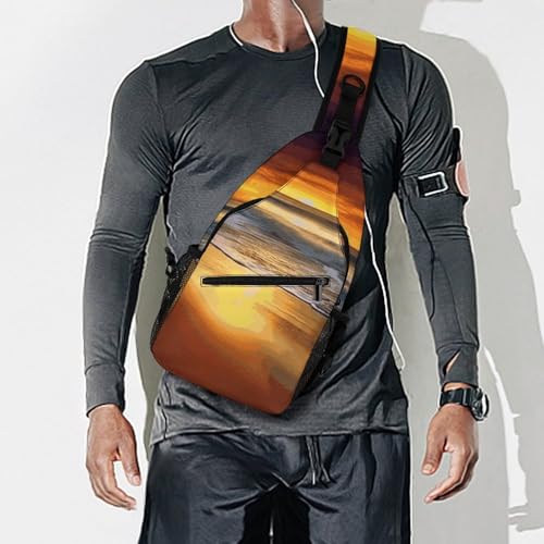 Bolso cruzado deportivo para hombro casual unisex miniatura 7