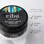 CIBU for Men Texture Paste Pomade 4 oz - Strong Hold Pomade for Men for Long Lasting Hold Texture, and Definition - Ideal for Messy, Sleek, and Casual Hair Styles - Image 3
