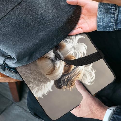 Housse ordinateur Shih Tzu pour pochette tablette chien