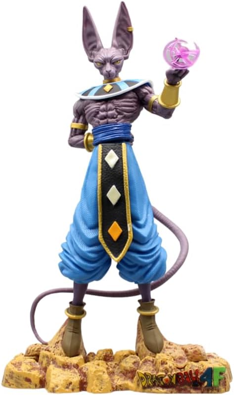Miniatura 1 de NINJAMO Space Cat Beerus Dragon Theme Hero Figura de acción coleccionable Modelo de juguete 11.81" en - 11.8 in