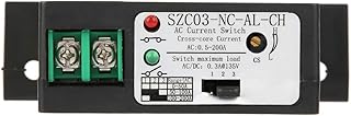 Current Sensing Switch, 0.5-200A Adjustable Normally Closed Current Sensing Switch for AC Current Monitoring SZC03-NC-AL-CH
