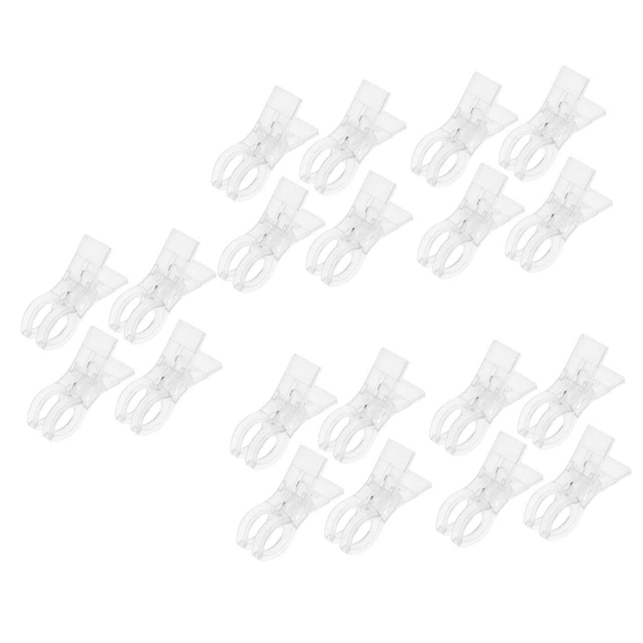 20pièces Clips De Serviette Anti-Vent pour Plage Pince pour Draps De Linge Et Serviettes Fixateur pour Couettes Set De Transparent