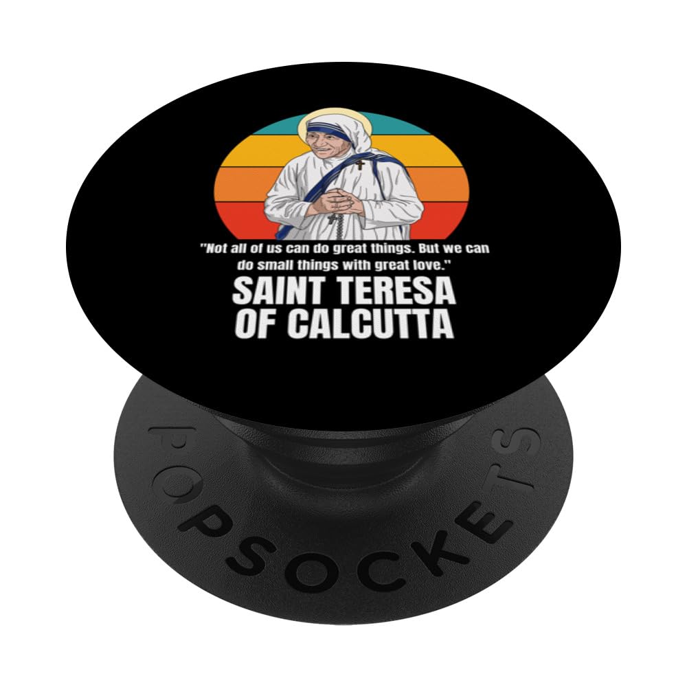 Saint Teresa Of Calcutta Catholic PopSockets Swappable PopGrip