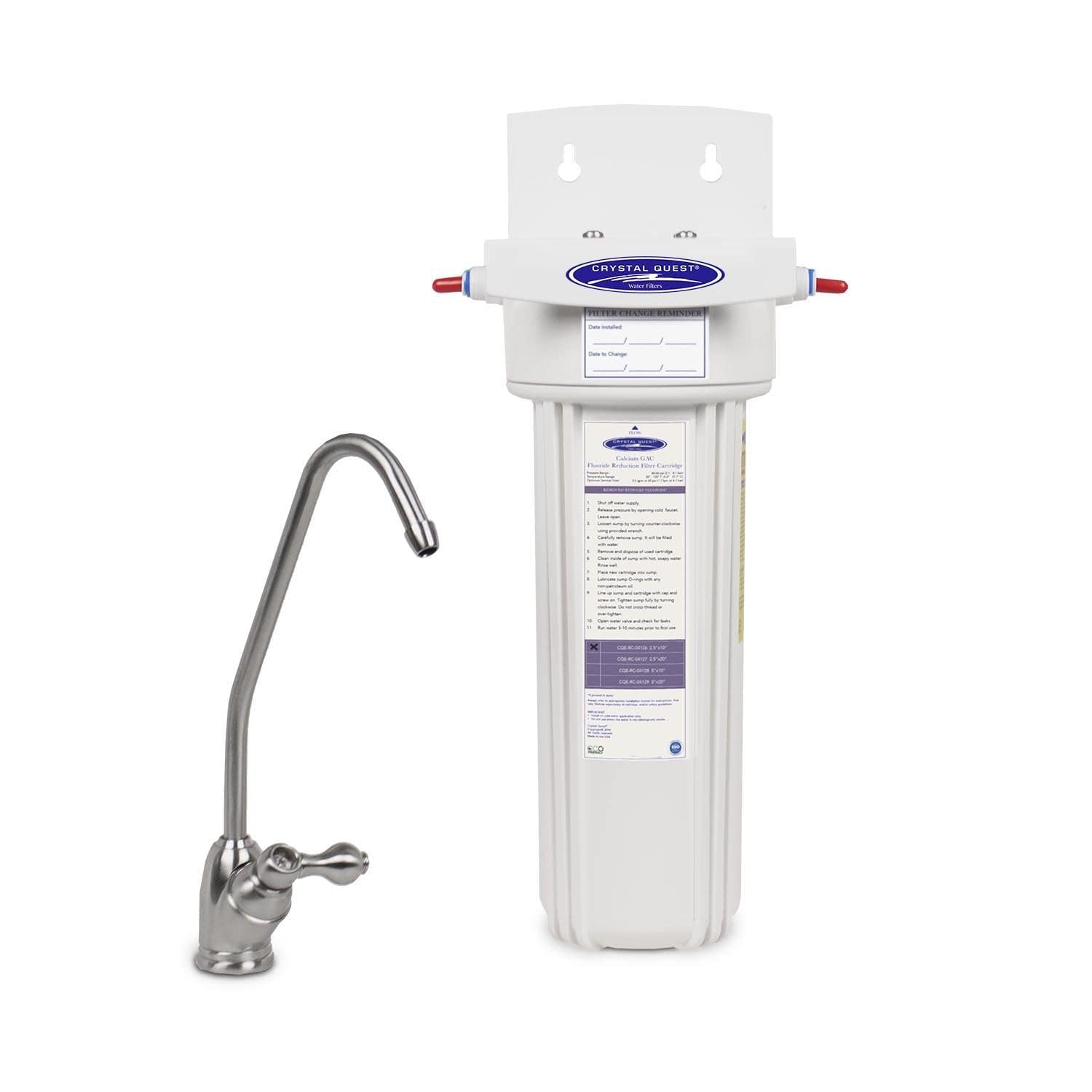 Fluoride Under Sink Water Filter System | Single | Crystal Quest