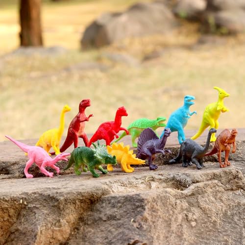Image of Realistic Dragon Dinosaur Animals Figures Playset|12PCS Dino Animal Action Figurine for Kids Girls and Boys|Prehistoric Safari Dino Toyset Learning & Education Item Birthday Gift for Children