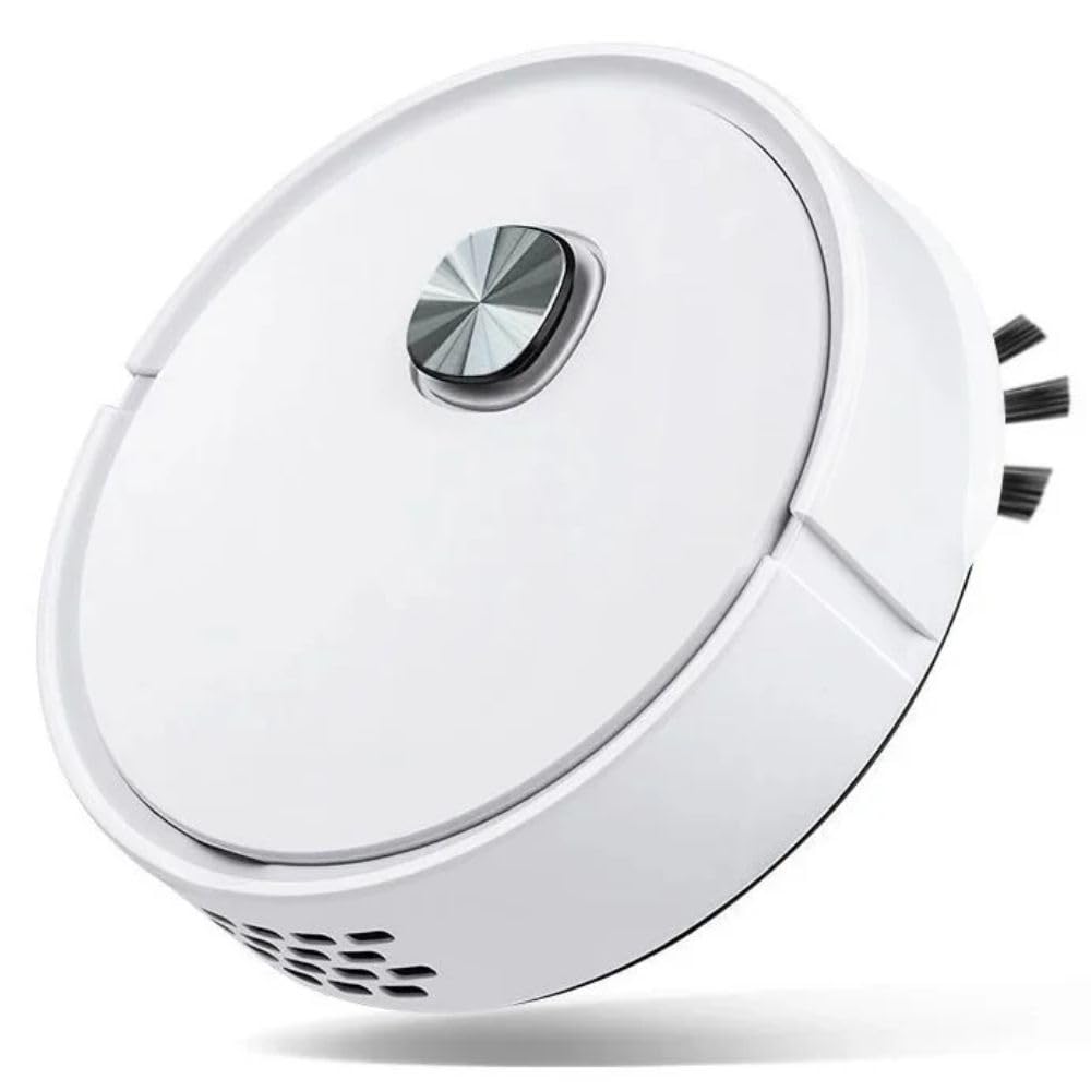 Robovac Pro Robot Vacuum G6000 Robot Vacuum Cleaner Strong Suction Button Control Portable Cleaning Power Waterproof, Cordless, Automatic, Lightweight, Durable, Portable, White