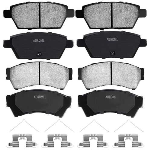 Front Rear Premium Ceramic Disc Brake Pads Set Fit for