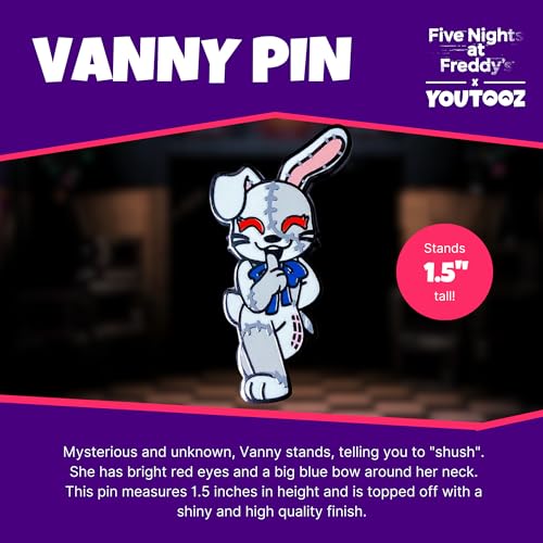 Image of Youtooz Five Nights At Freddy's Pin, Official Licensed FNAF Pins, Collectors FNAF Pin Collection Includes Pin By Youtooz Five Nights At Freddy's Collection
