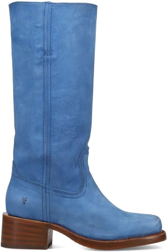 Frye Campus 14L Tall Leather Boots for Women - Chunky Heels - Waterproof Welt Shoes - Riding-Style Knee-High Boots for Women - Pull-On Tabs - Cushioned Leather Insole for All Day Wear