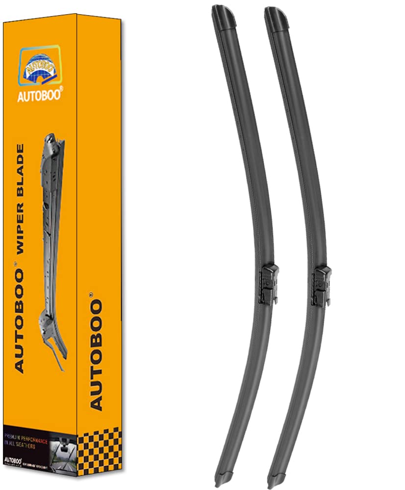 AUTOBOO 26"+16" Windshield Wiper Blade Sets Replacement for 2015-2021 Lexus NX300 NX200t Toyota CHR Subaru Crosstrek -Original Factory Quality (Pack of 2)