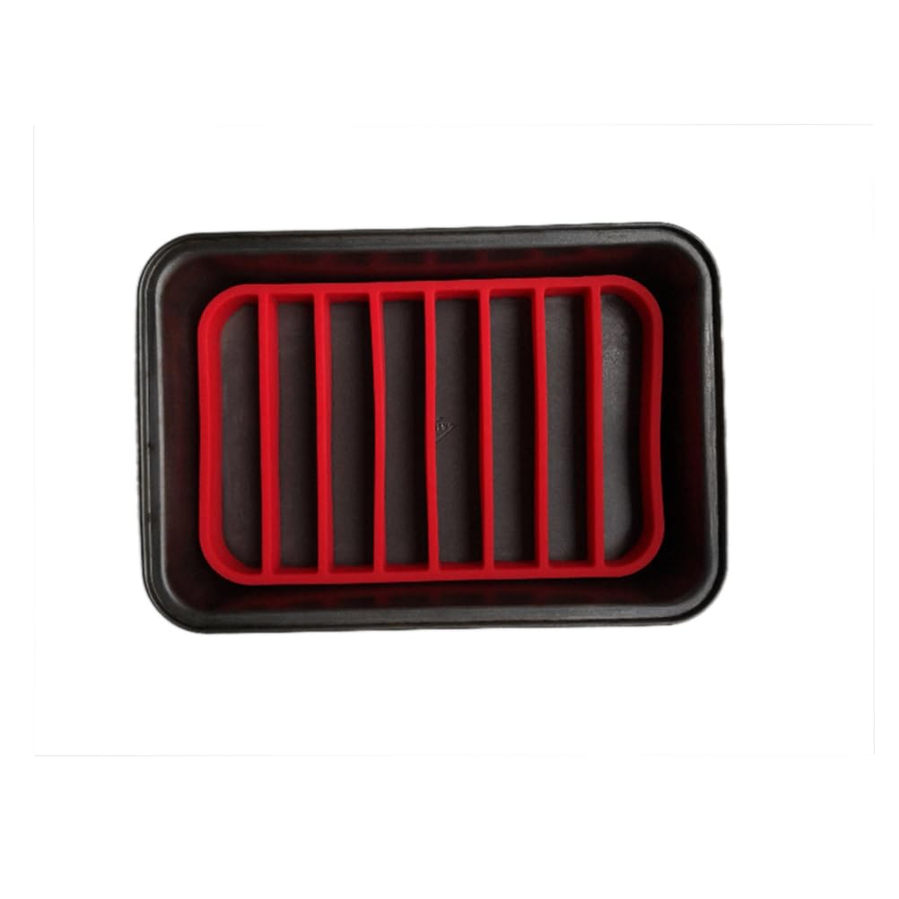 HEMOTON Roasting Rack Grill Rack Silicone Pressure Cooker Roasting Rack Non Stick Roast Rack Silicone Pressure Cooker Rack for Pots Rack Thanksgiving Day Christmas Present 270x175x25MM - Image 3
