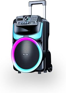 Caixa de som amplificada pulse burst 400w cores rgb bluetooth