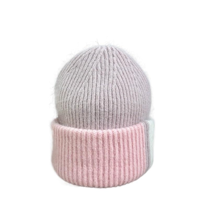 Bonnet tricoté pour femme chapeau d'hiver chaud et doux style skullies classique