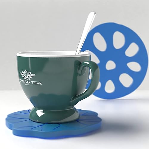 Miniatura 6 de AGCFABS 1 x paquete de posavasos de silicona para decoración del hogar (02)