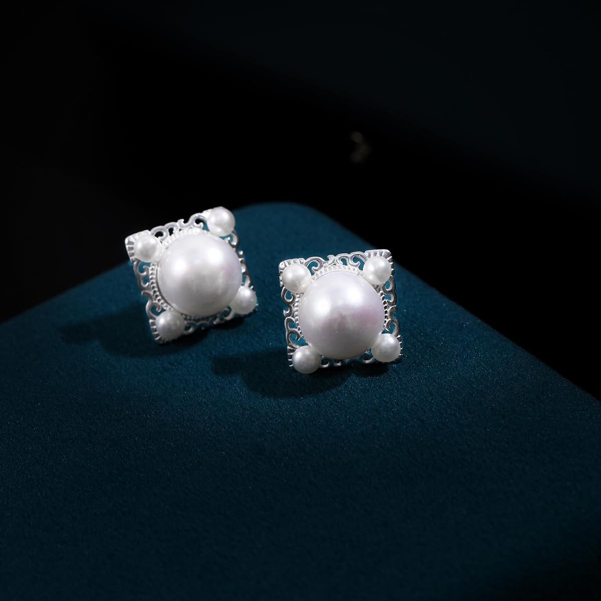 NONNYL Gifts for Wife Jewelry - Pearl Jewelry Earrings for Women, Birthday Jewelry for Girlfriend, Valentine's Day for Wife, Mother's Day for Mom Grandma N9358