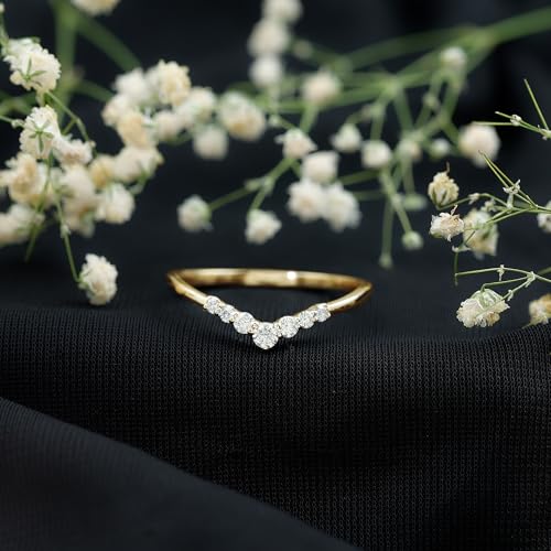 Certified Moissanite Enhancer Ring, D-Vs1 Quality, Moissanite Diamond Stackable Ring - Ready to Gift2