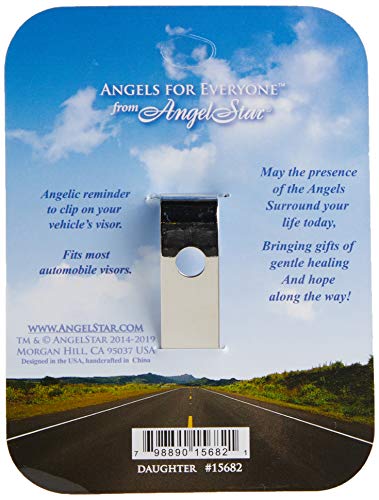 Angelstar 15682 Daughter Guardian Angel Visor Clip Accent, 2-1/2-Inch, Gray #TOP1