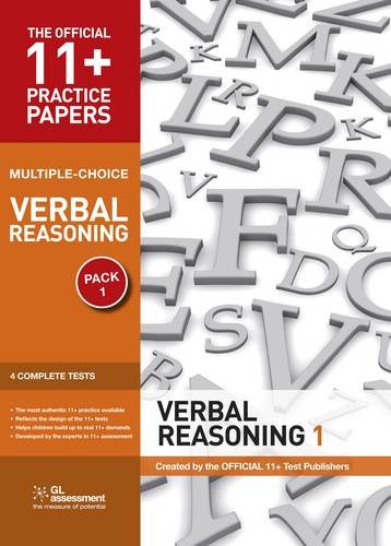 11+ Practice Papers, Verbal Reasoning Pack 1, Multiple Choice: Test 1 ...