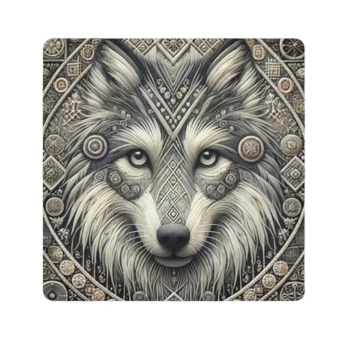 Joko Ivery Vintage Wolf Head Beige Camera Lens Wrap 21.7