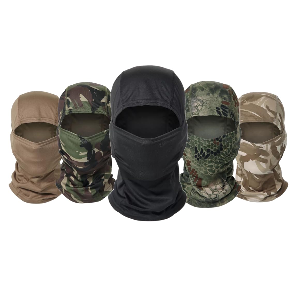 5 Pack Camo Balaclava