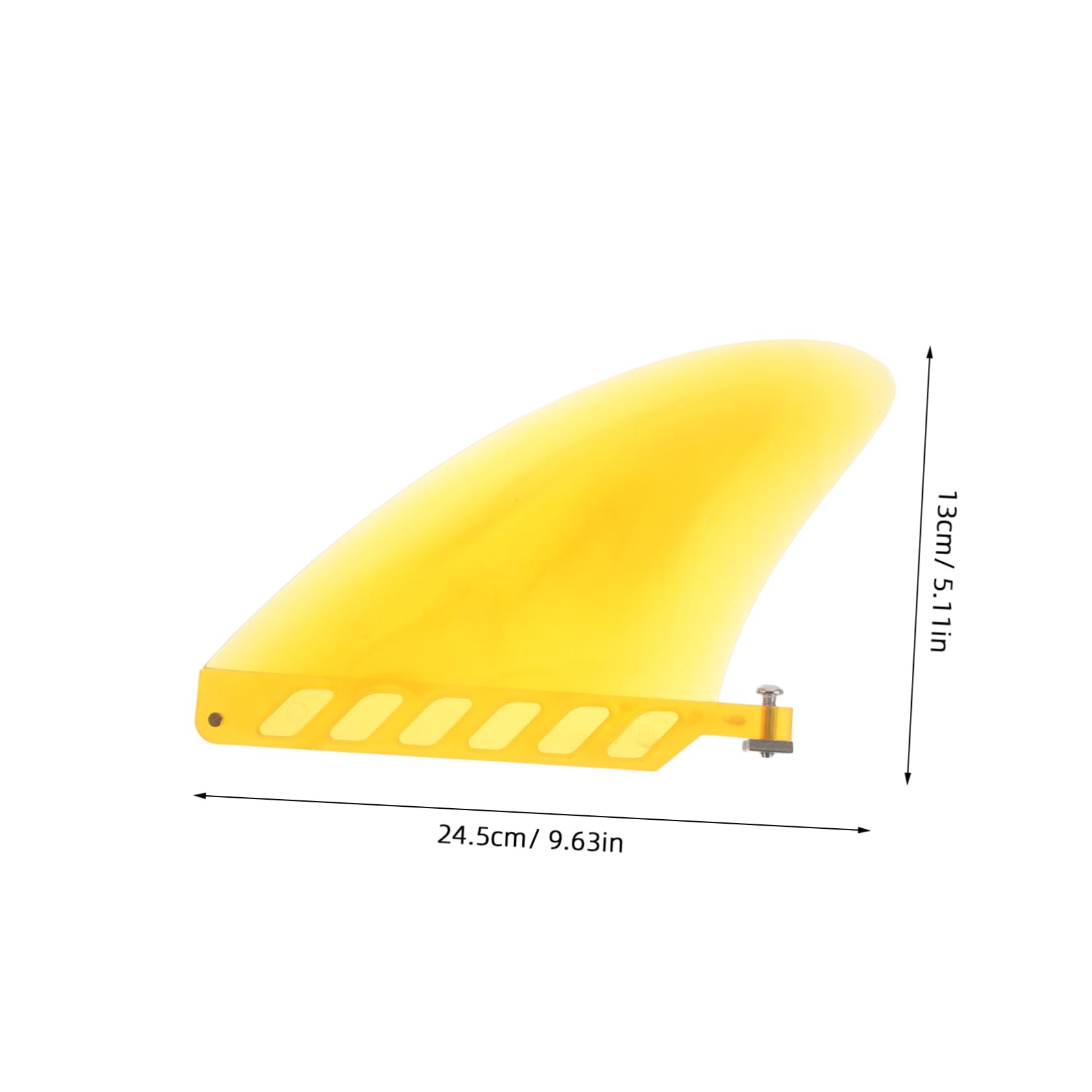 Toyvian Paddleboard Speed Fin for Enhanced Stability Easy Installation Durable Impact Resistant Material Water Sports Accessory with Screw