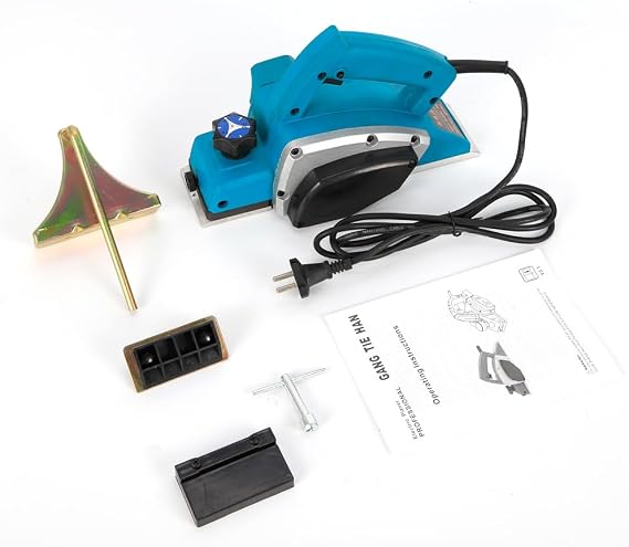 800 W Electric Wood Planer Portable Wood Planer Electric Hand Planer Planer with Guide for Woodworkers for Sanding and Cutting Wood