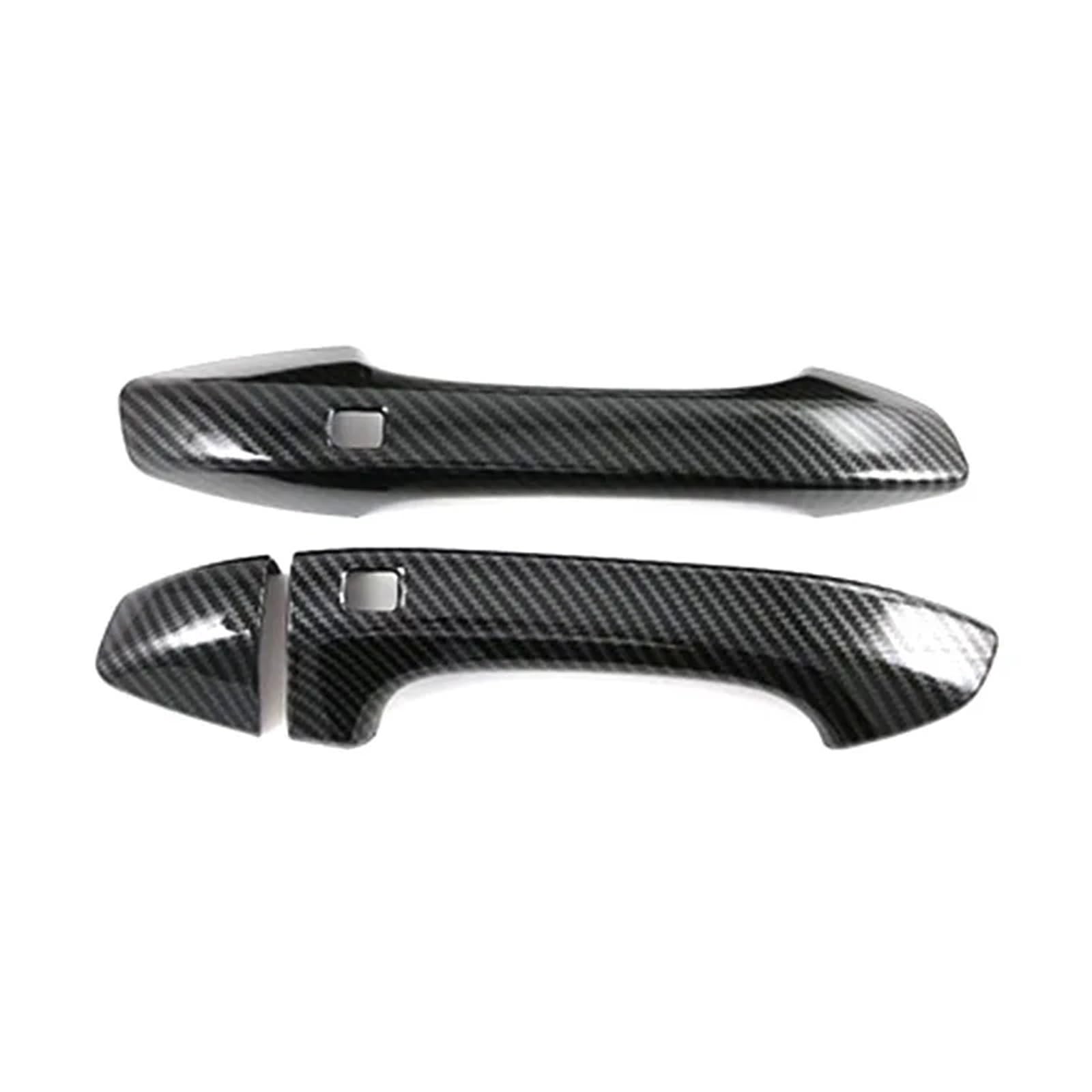 Bqwyedpl 2 2Smart Carbonfiber Fit For Kia Fit For Seltos Sp2 2019-2022 Door Handle Bowl Scratch-Resistant Modification Accessories Car Door Latch Handle(2 2Smart Carbonfiber)