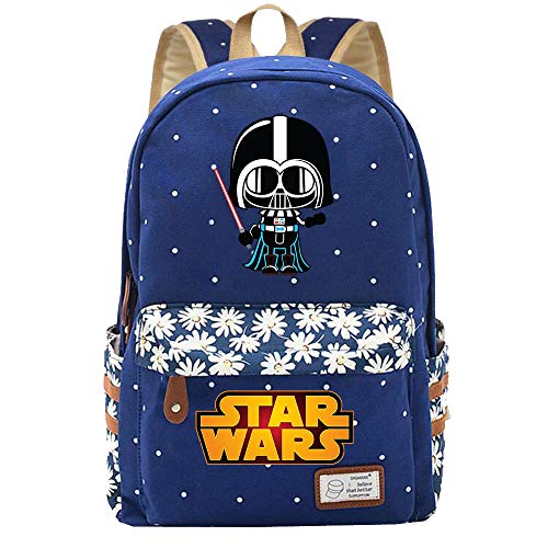 Star Wars Mochila Casual Impreso Impermeable aligeramiento for niños y niñas