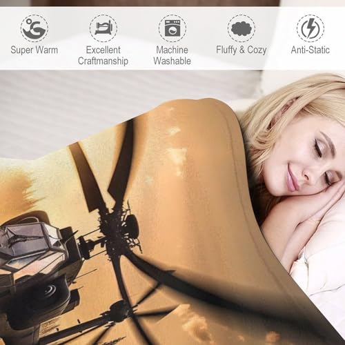 Couverture hélicoptère pour canapé-lit, le plaid des soirées cocooning